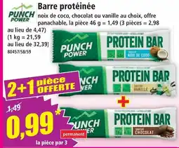 Norma Punch power barre protéinée offre