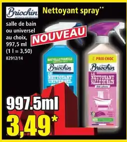 Norma Briocchin nettoyant spray offre