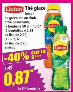 Norma Lipton thé glacé lemon offre