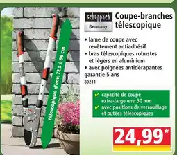 Norma Scheppach coupe-branches télescopique offre