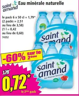Norma Saint amand eau minérale naturelle offre