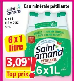 Norma Saint amand eau minérale pétillante offre