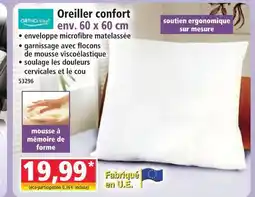 Norma Ortho-vital oreiller confort env. 60 x 60 cm offre
