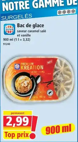 Norma Riva bac de glace offre