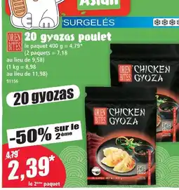 Norma Orient bites 20 gyozas poulet offre