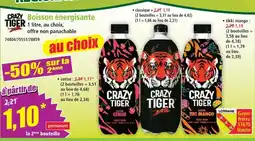 Norma Crazy tiger boisson énergisante classique offre