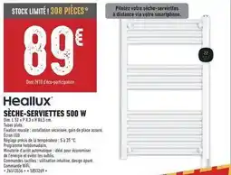 Brico Cash Dim - sèche-serviettes 500 w offre