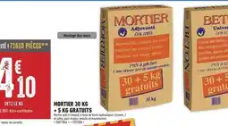 Brico Cash Mortier + 5 kg gratuits offre