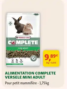 Maxi Zoo Versele-laga alimentation complete versele mini adult offre