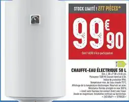 Brico Cash Dim - chauffe-eau électrique 50 l offre