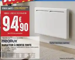 Brico Cash Radiateur à inertie fonte offre