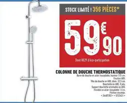 Brico Cash Colonne de douche thermostatique offre