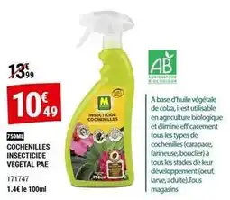 Gamm vert Tous - cochenilles insecticide vegetal pae offre