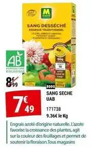 Gamm vert Plantation - sang seche uab offre