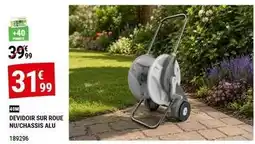 Gamm vert Devidoir sur roue nu/ chassis alu offre