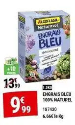 Gamm vert Algoflash - engrais bleu 100% naturel offre