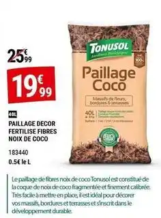 Gamm vert Facile - paillage decor offre
