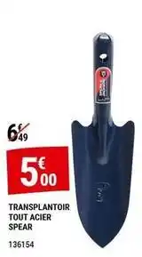 Gamm vert Transplantoir tout acier offre