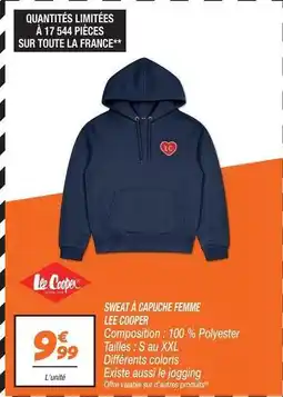 Netto Cooper - sweet a capuche femme offre