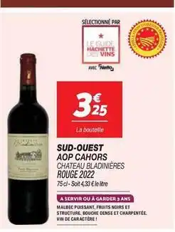 Netto Hachette - sud-ouest aop cahors offre