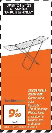 Netto Facile - séchoir p/lable decale home offre