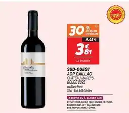 Netto Sud-ouest aop gaillac rouge 2025 offre