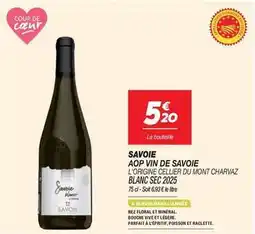 Netto Cellier du mont charvaz - savoie aop vin de savoie offre