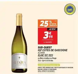 Netto Sud-ouest igp cotes de gascogne offre
