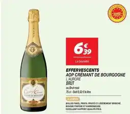Netto Brut - effervescents aop crémant de bourgogne l'aurore offre