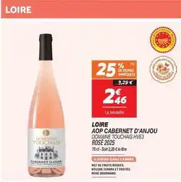 Netto Domaine touchais - aop cabernet d'anjou offre