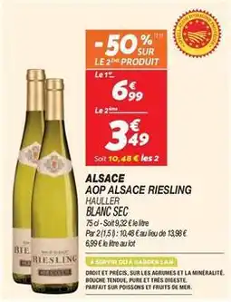 Netto Hauller - alsace aop alsace riesling offre
