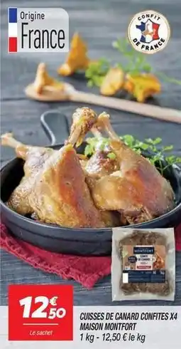 Netto Canard - cuisses de confites x4 offre