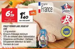 Netto Loué - poulet fermier label rouge igp offre