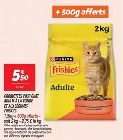 Netto Purina - croquettes pour chat adulte a la vande et aux légumes offre