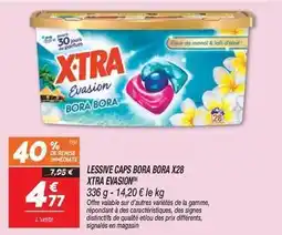 Netto Signal - lessive caps bora bora x28 offre