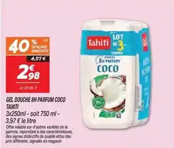 Netto Tahiti - gel douche 8h parfum coco offre