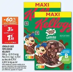 Netto Kellogg's - céréales coco pops chocos offre
