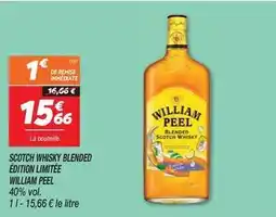 Netto William peel - scotch whisky blended edition limitée offre
