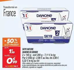 Netto Danone - skyr nature offre