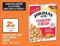 Netto Jordans - céréales country crisp biscuit croquant offre