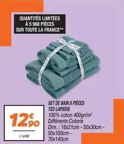 Netto Dim - set de bain 8 pièces offre