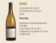 Monoprix Domaine meunier, expression de silex 2025 offre