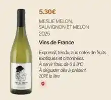 Monoprix Meslie melon, sauvignon et melon offre