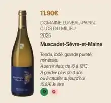 Monoprix Domaine luneau-papin, clos du milieu offre