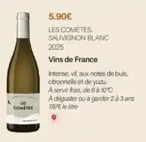 Monoprix Les comètes sauvignon blanc offre