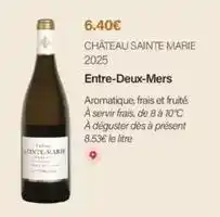 Monoprix Marie - château sainte 2025 entre-deux-mers offre