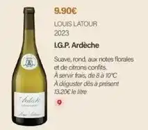 Monoprix Louis latour - 2023 i.g.p. ardèche offre
