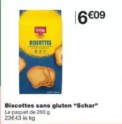 Monoprix Biscottes sans gluten offre