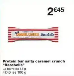 Monoprix Protein bar salty caramel crunch offre