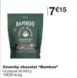 Monoprix Crunchy chocolat offre